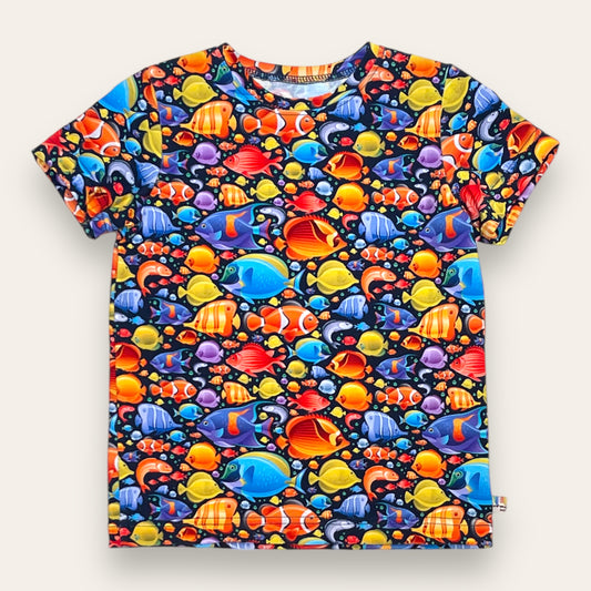 Camiseta peces colores - Kurmi Kids