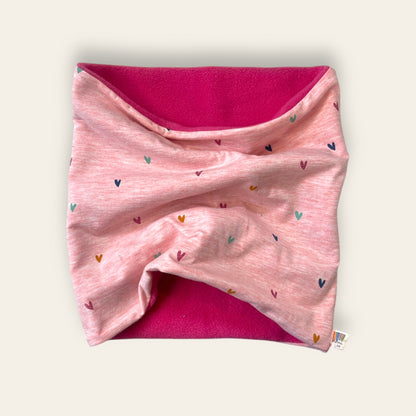 Cuello Polar Corazones | Braga de Cuello Adulto | Kurmi Kids