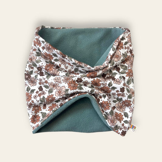 Cuello Polar Flores otoño | Braga de Cuello Adulto | Kurmi Kids