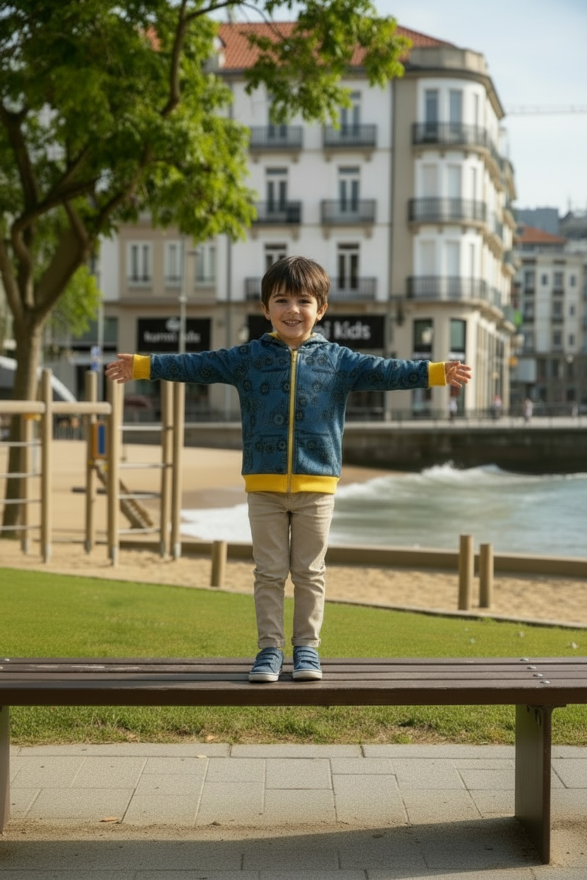 Chaqueta impermeable Tractores | Kurmi Kids