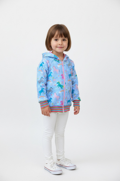Chaqueta impermeable Unicornios | Kurmi Kids