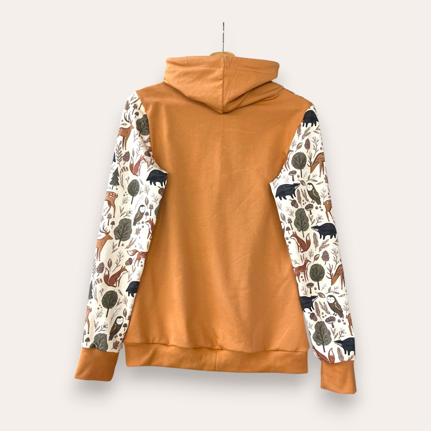 Sudadera de Lactancia, cuello tubo, bosque terracota - Kurmi Kids