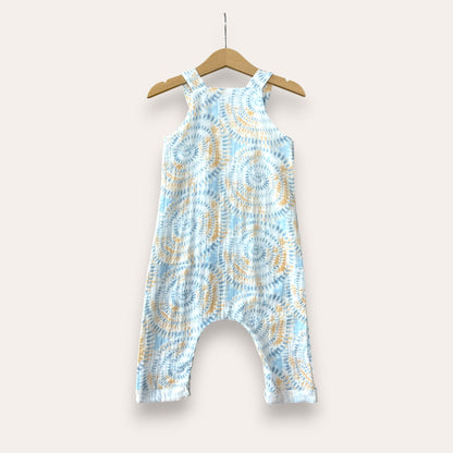 Peto muselina Tie Dye Azul/melón - Kurmi Kids