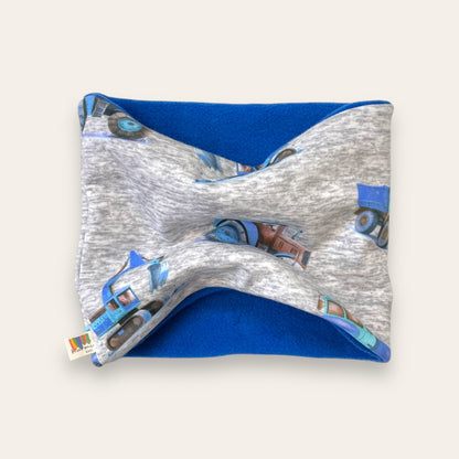 Cuello Polar Tractores azul | Braga de Cuello Niño | Kurmi Kids