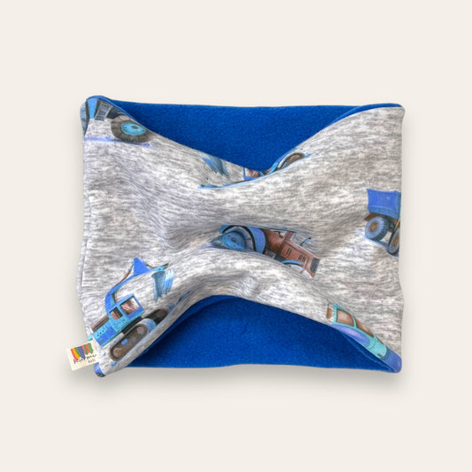 Cuello Polar Tractores azul | Braga de Cuello Niño | Kurmi Kids