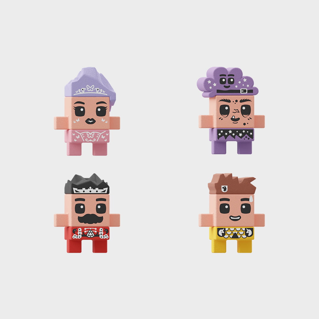 Mini Waffle Princess 280 piezas - Marioinex