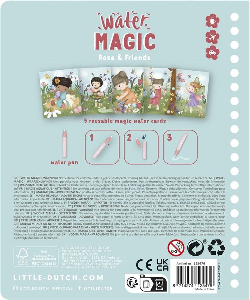 Libro mágico de colorear Rosa & Friends - Little Dutch