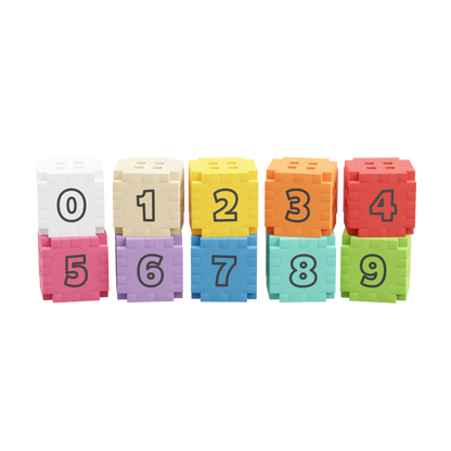Mini Waffle Edu Maths, cubos 60 piezas - Marioinex