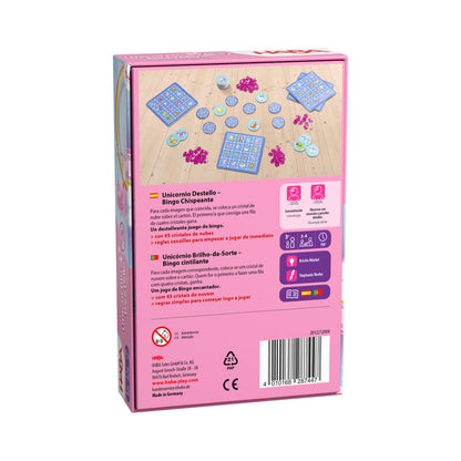 Unicornio Destello, Bingo chispeante - Haba