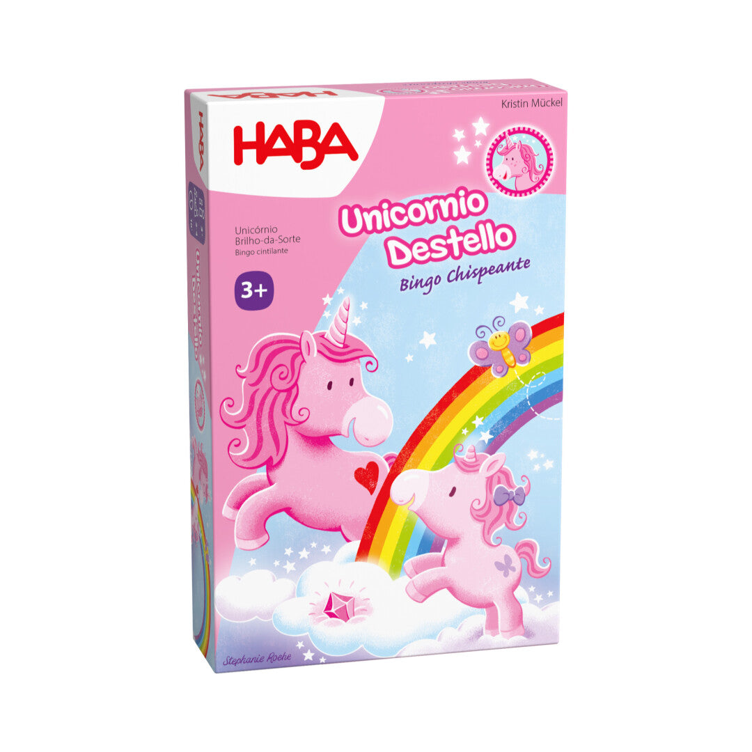 Unicornio Destello, Bingo chispeante - Haba