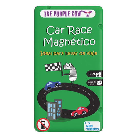 Car Race magnético, juego de viaje - The Purple Cow