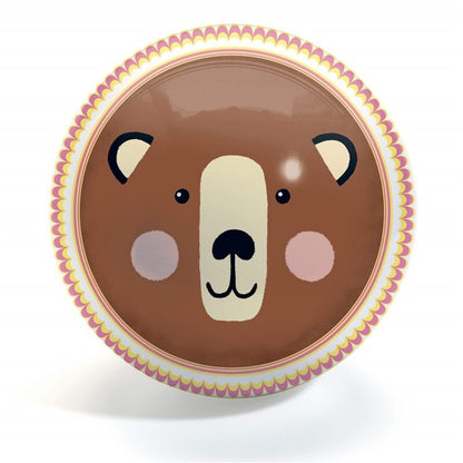 Pelota Bear & Fox 22 cm diámetro - Djeco