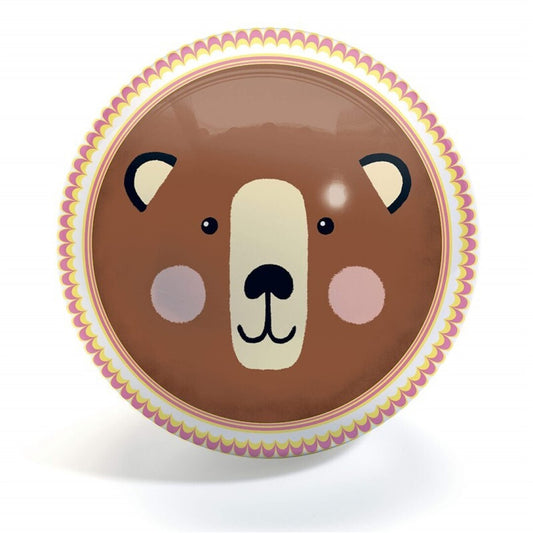 Pelota Bear & Fox 22 cm diámetro - Djeco