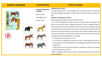 Juego de cartas, Anijumble - Djeco