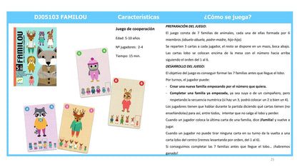 Juego de cartas, Familou - Djeco