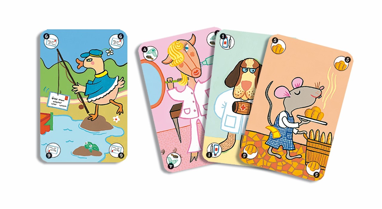 Juego de cartas, Happy Family - Djeco