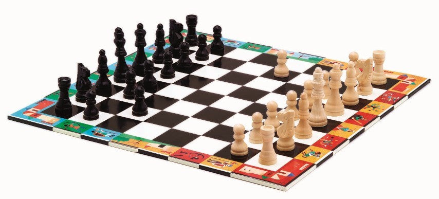Juegos clásicos Ajedréz y Damas - Djeco