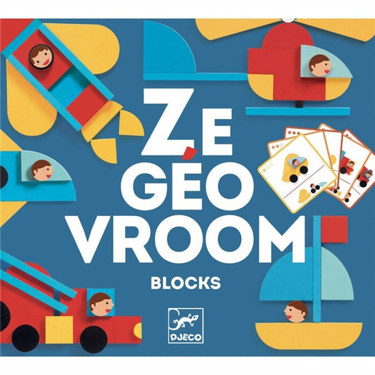 Construcción Ze Geo Vroum - Djeco