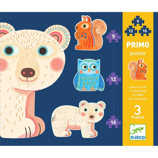 Puzzle evolutivo En el bosque - Djeco