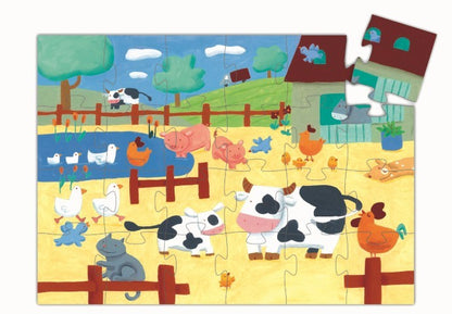 Puzzle silueta Las vacas - Djeco