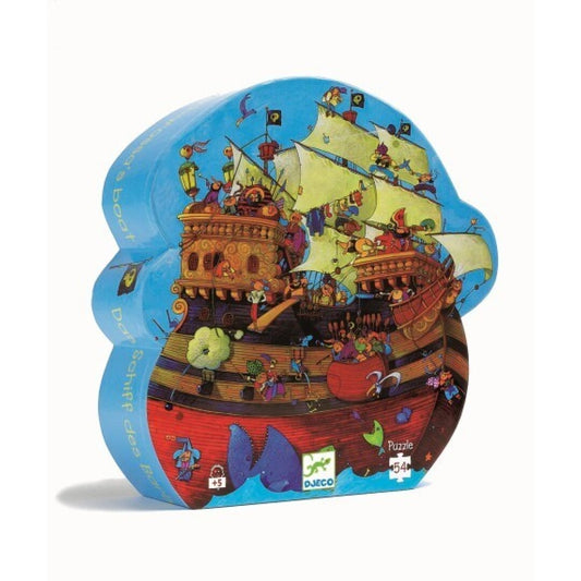 Puzzle silueta El barco pirata - Djeco