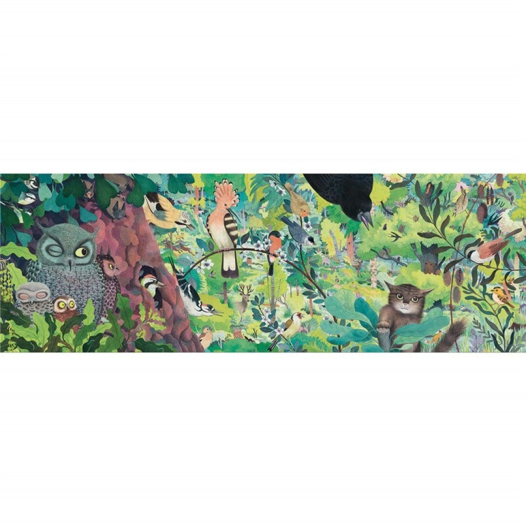 Puzzle galería Búhos y Pájaros - Djeco