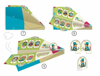 Papiroflexia Origami, Aviones - Djeco