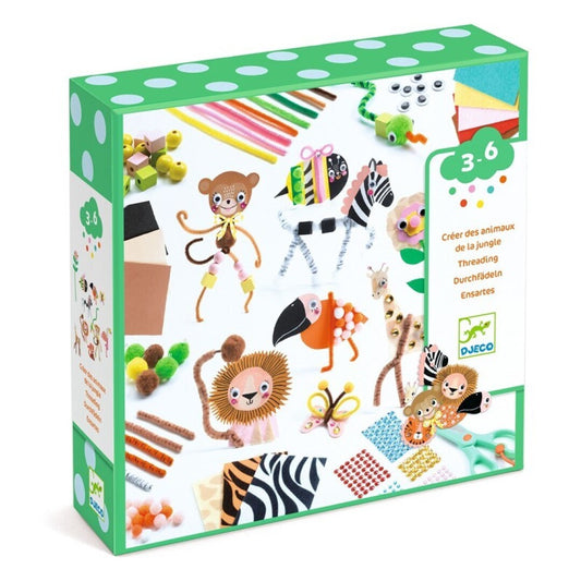 Caja creativa, Crea animales de la jungla - Djeco