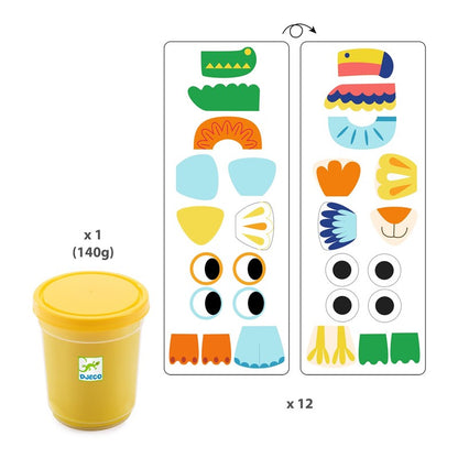 Plastilina, Plastianimales - Djeco