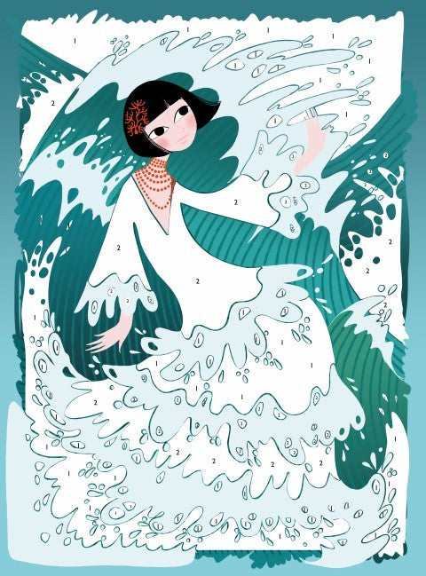 Cuadros purpurina, Vestidos - Djeco