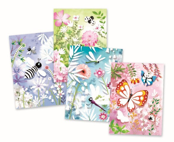 Cuadros purpurina, Mariposas- Djeco