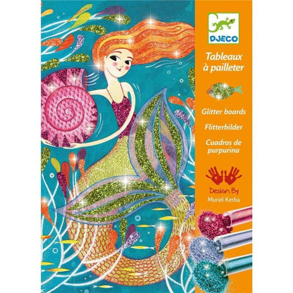 Cuadros purpurina, La luz de las sirenas - Djeco