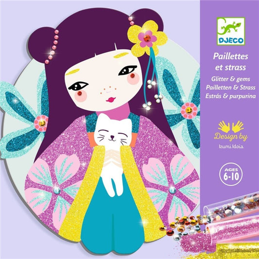 Cuadros purpurina, Onnanoko - Djeco