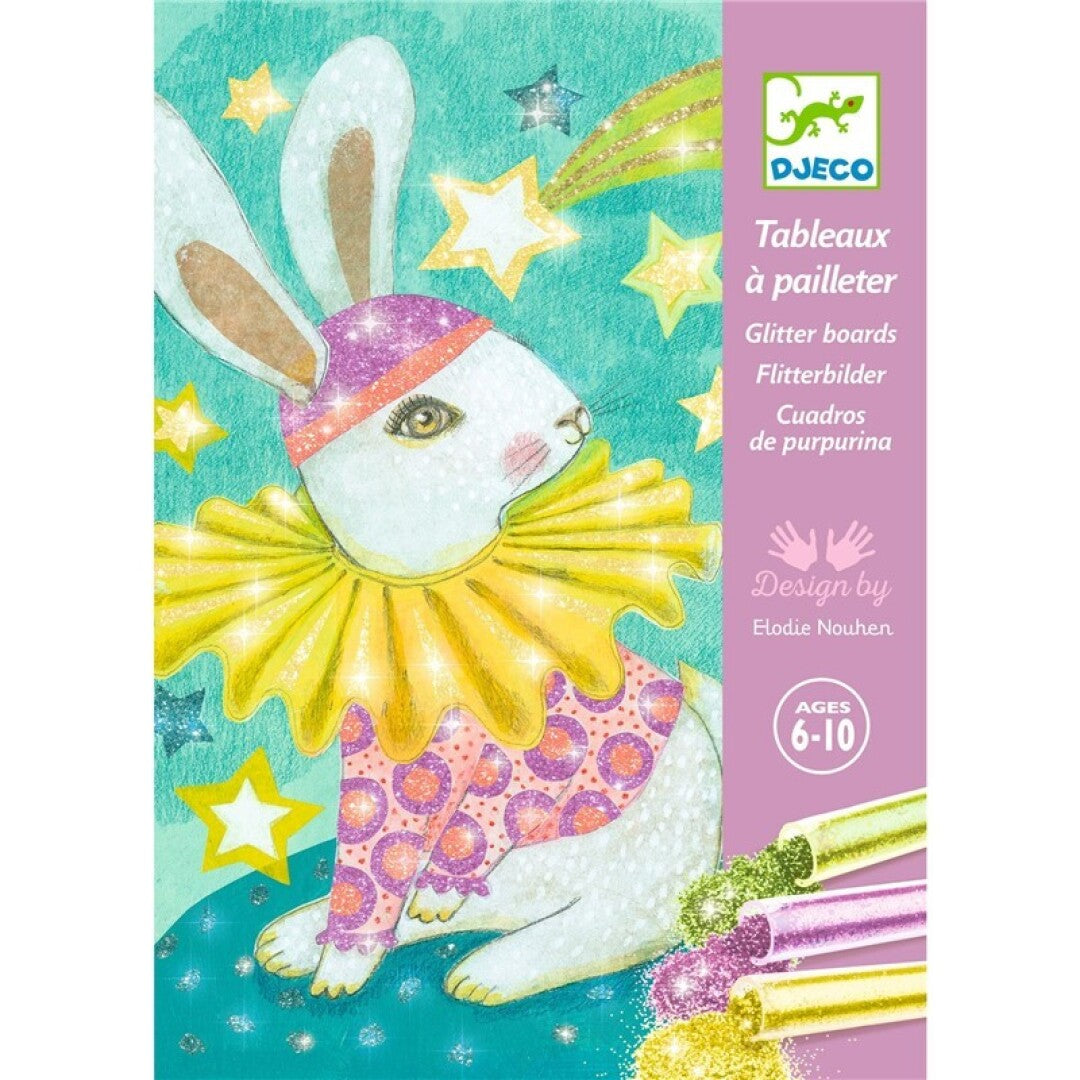 Cuadros purpurina, Carnaval de animales - Djeco