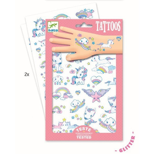 Tatuajes Unicornios - Djeco