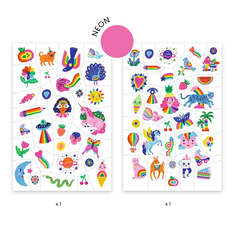 Tatuajes Arcoíris - Djeco