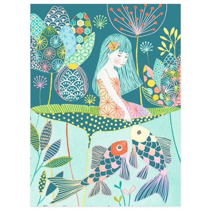 Cuadros para rascar, El estanque - Djeco