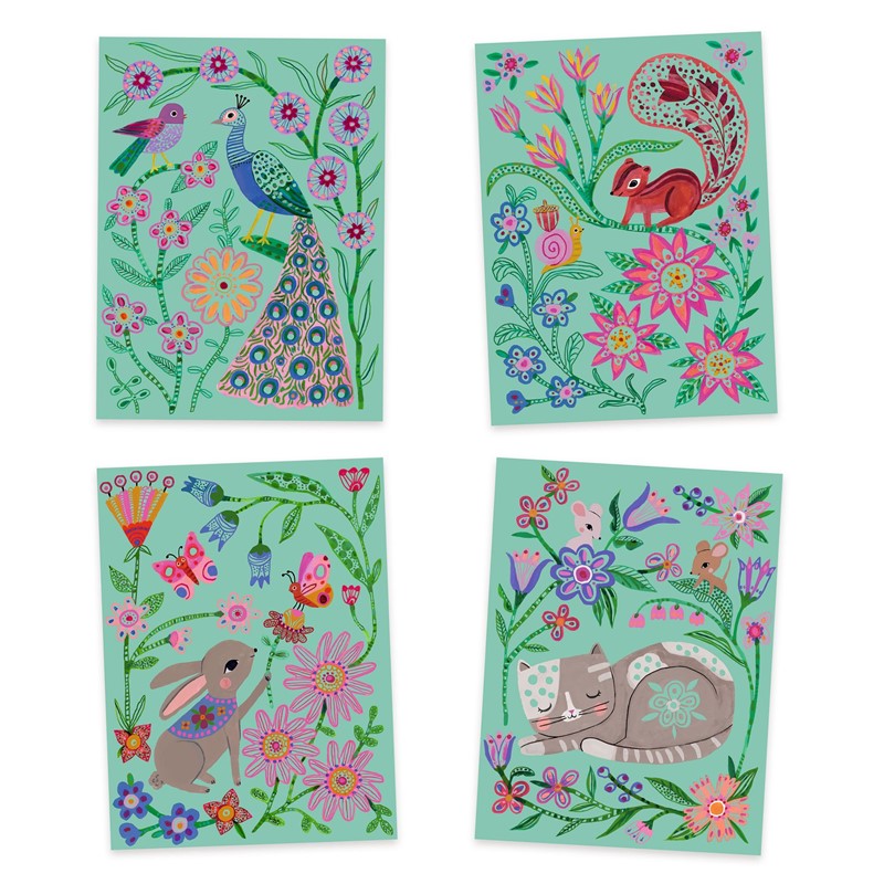 Cuadros para rascar, Encuentros - Djeco