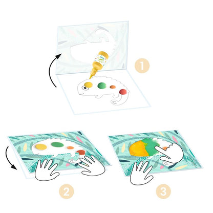 Pintura limpia, Un pequeño pintarrajeo  - Djeco