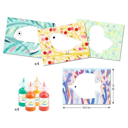 Pintura limpia, Un pequeño pintarrajeo  - Djeco