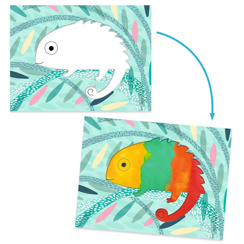 Pintura limpia, Un pequeño pintarrajeo  - Djeco