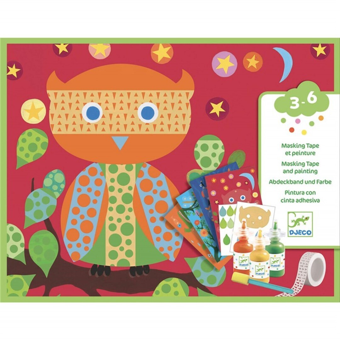 Pintura con cinta adhesiva, Es mágico - Djeco