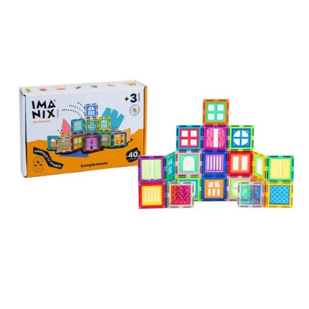Imanix Cool Windows 20 piezas - Braintoys
