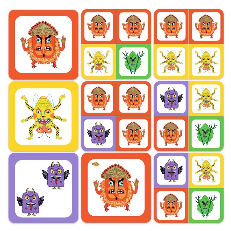 Juego de cartas, Monstrio - Djeco