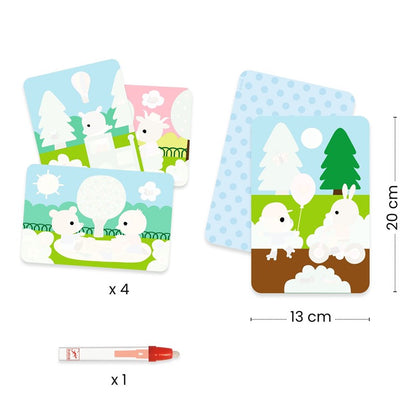 Colorea con agua mágico, En el parque - Djeco