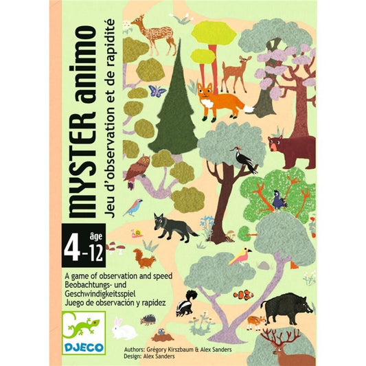 Juego de cartas, Myster Animo - Djeco