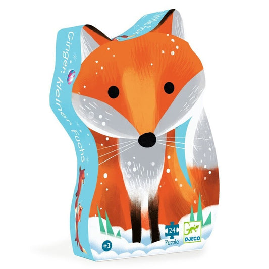 Puzzle silueta Pequeño Zorro 24 piezas - Djeco