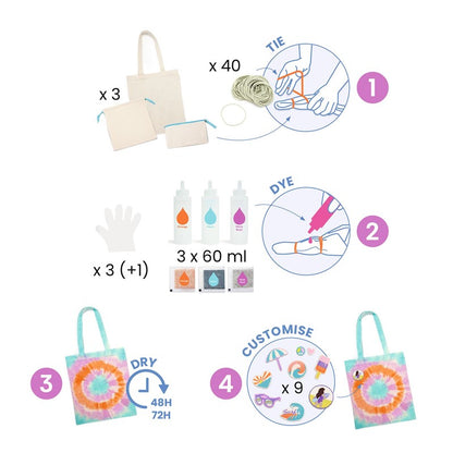 Conjunto de bolsa, bolsita y estuche DIY - Djeco