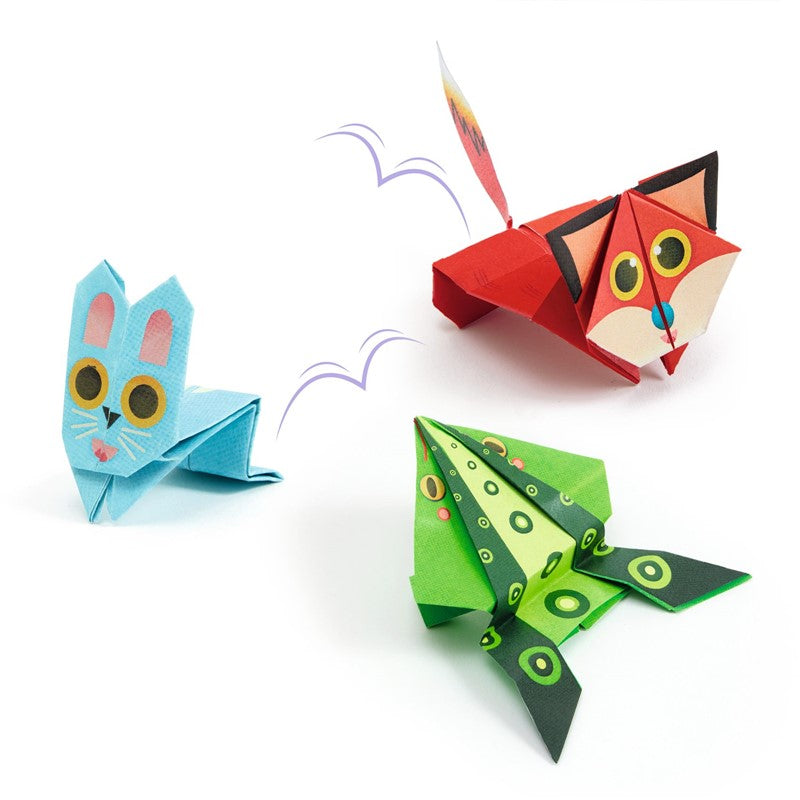 Papiroflexia Origami, Animales saltarines - Djeco