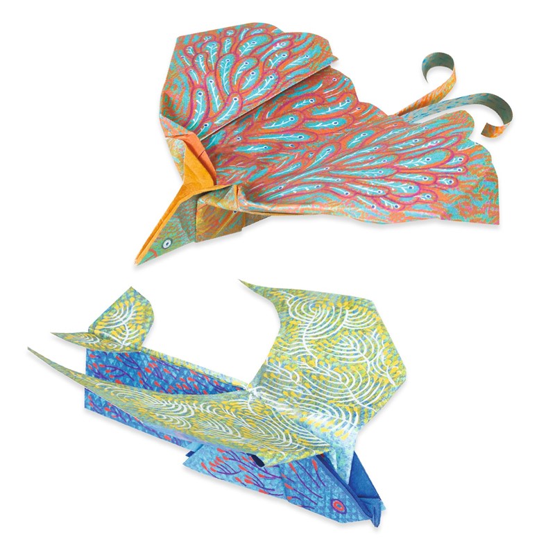 Papiroflexia Origami, Pájaros - Djeco